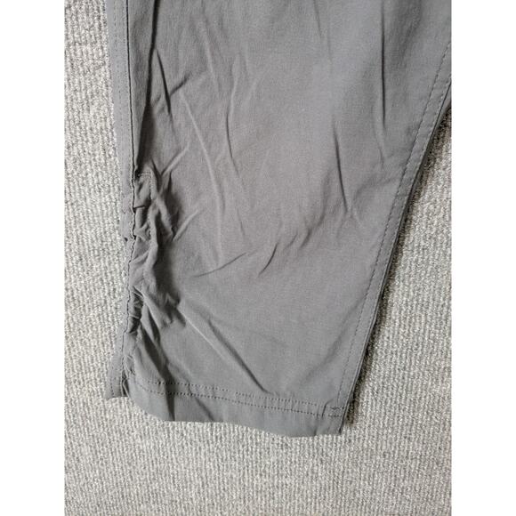 Eddie Bauer First Ascent Capri Pants Womens 2 Cinch Cargo Stretch Nylon Zip - Picture 3 of 13
